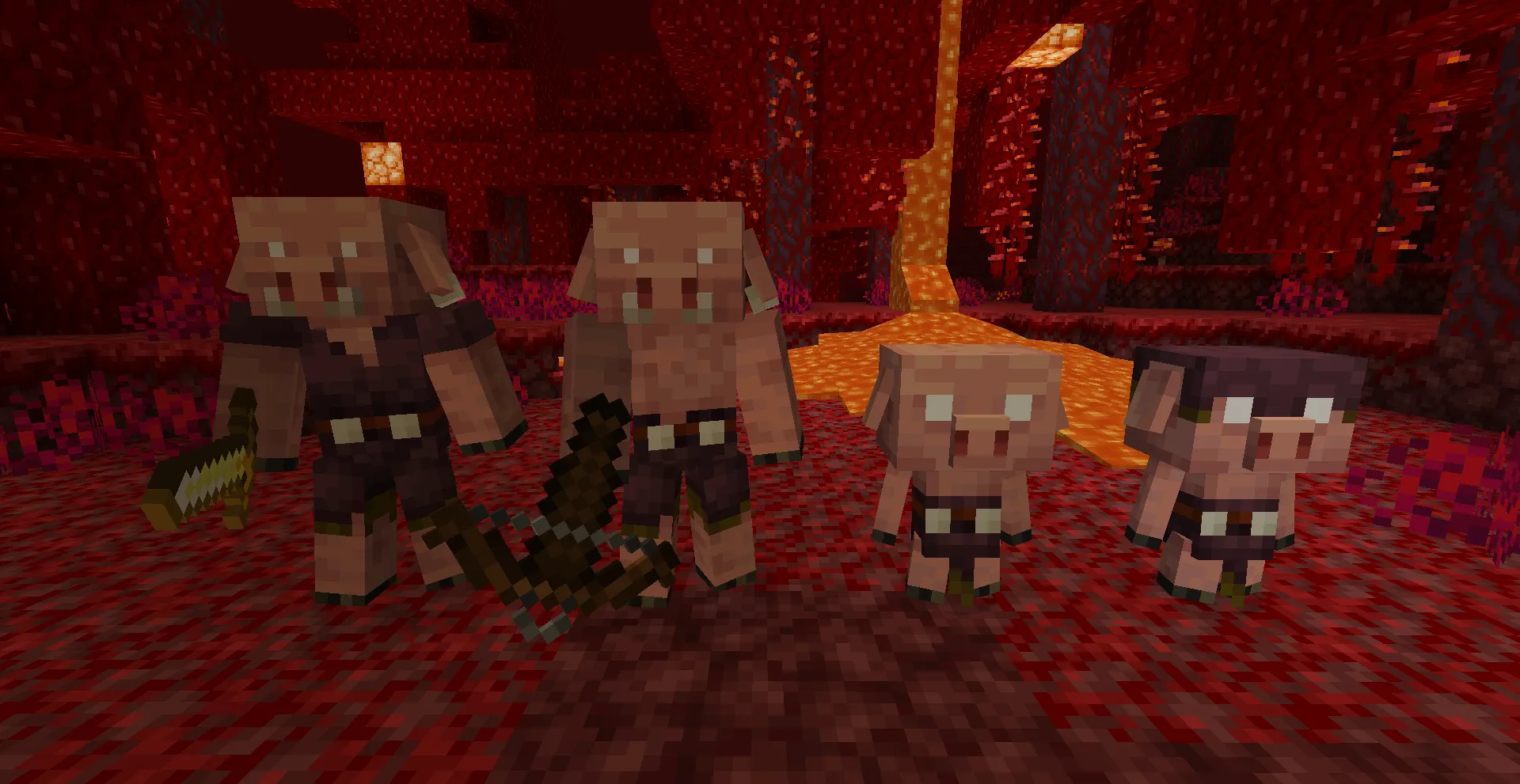 AL's Piglins Revamped x Fresh Animations — скриншот 7 (Текстуры, Minecraft)