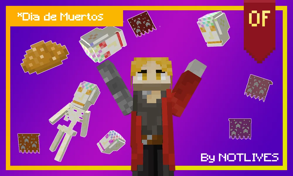 NOTLIVES's Dia de muertos — скриншот 2 (Текстуры, Minecraft)