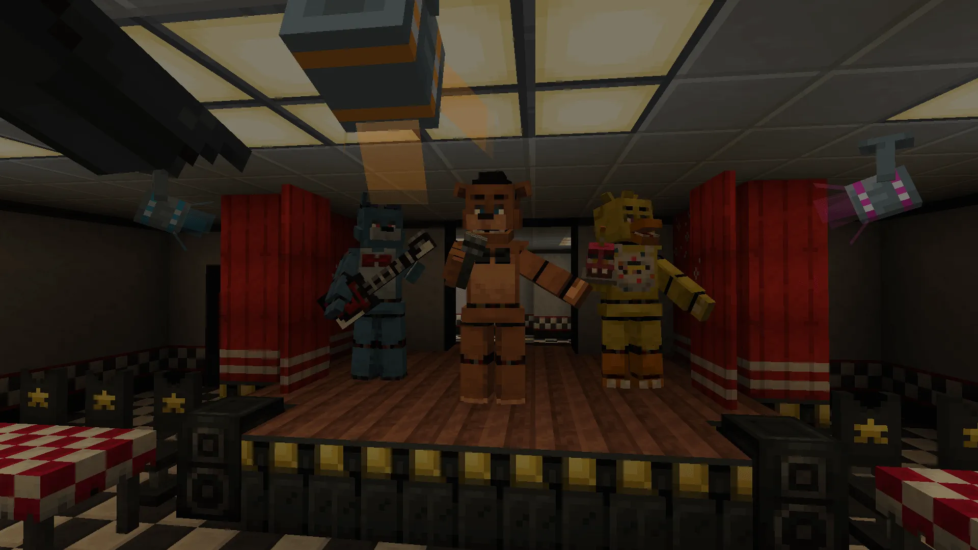 Fnaf Management Wanted Map (single player) — скриншот 17 (Карты, Minecraft)