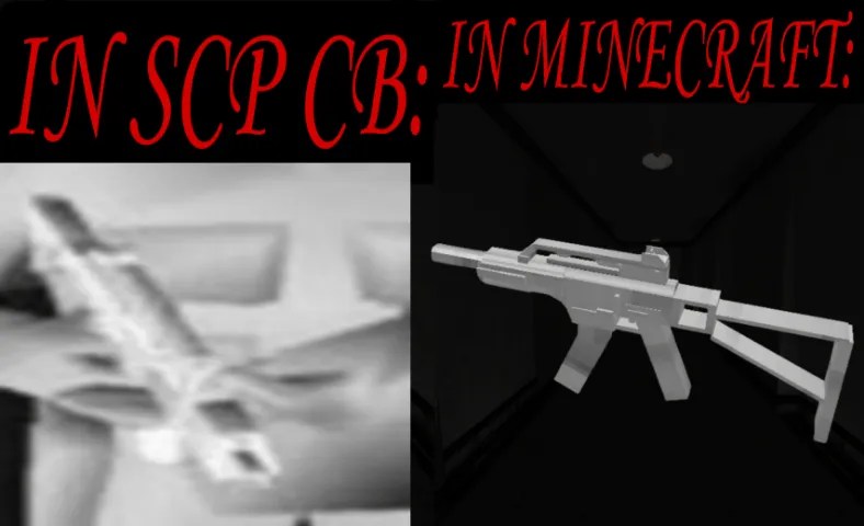 SCP - Containment Breach:WEAPONS — скриншот 3 (Моды, Minecraft)