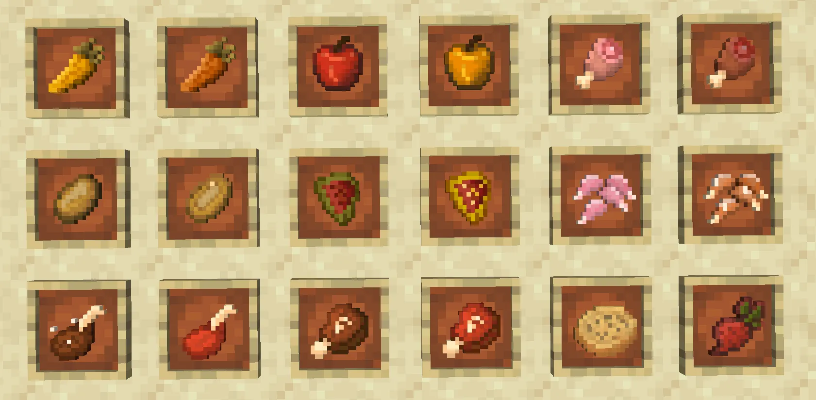 Rustic Foods — скриншот 1 (Текстуры, Minecraft)