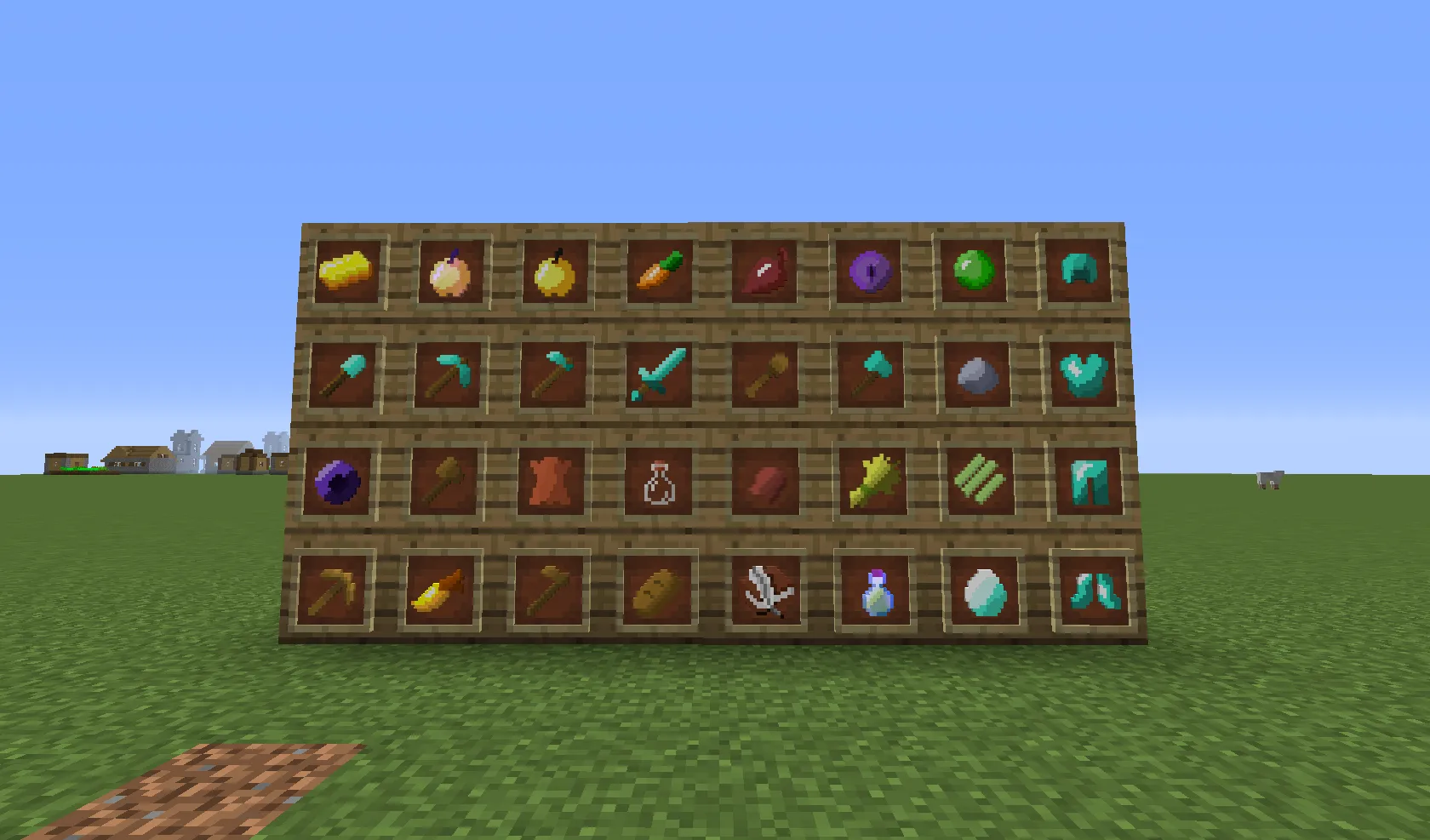 Blue Ice Cream, Текстуры, Minecraft