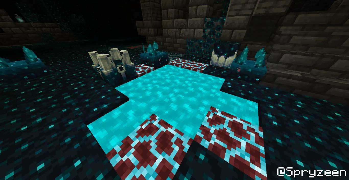 Spryzeen's Colorful lava "magma" ADDON — скриншот 5 (Текстуры, Minecraft)