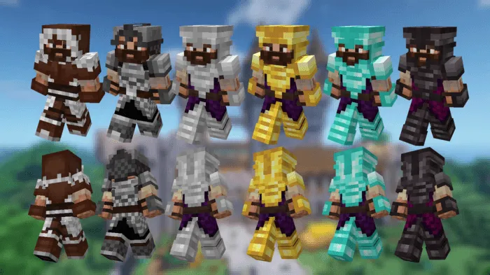 Armor Reimagined! [Java], Текстуры, Minecraft