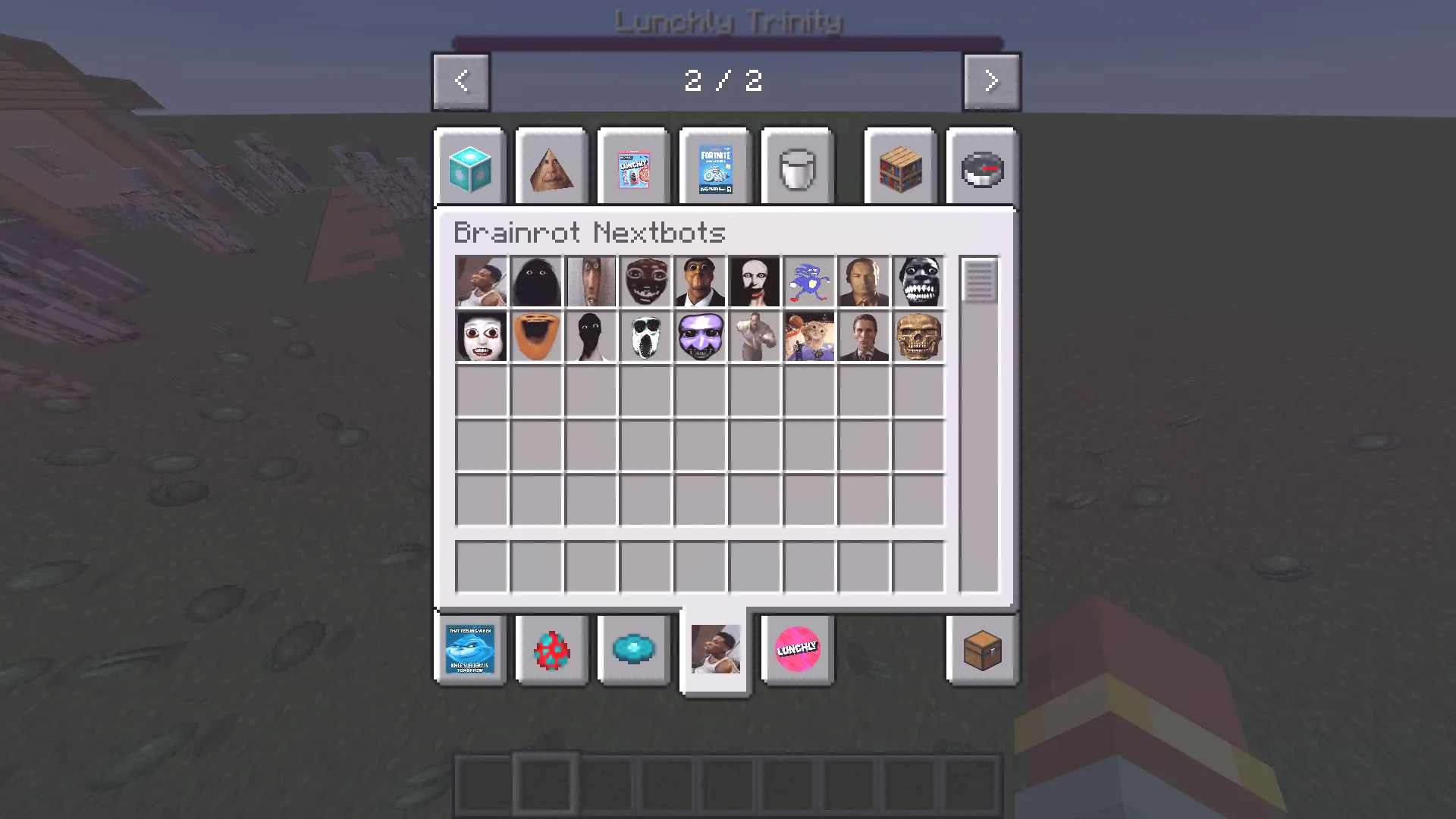 Brainrot+, Моды, Minecraft