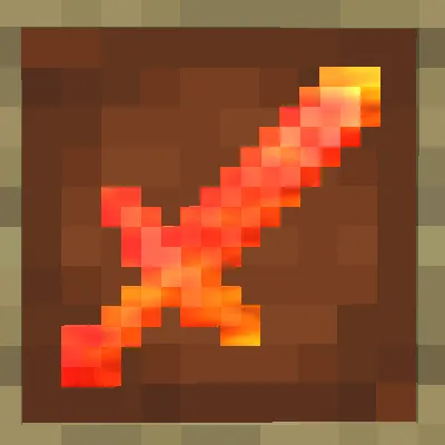 Mando's Orange Enchantment Glint! — скриншот 1 (Текстуры, Minecraft)
