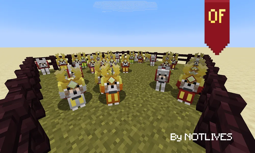 NOTLIVES's Samurai dog Armor V2 — скриншот 3 (Текстуры, Minecraft)