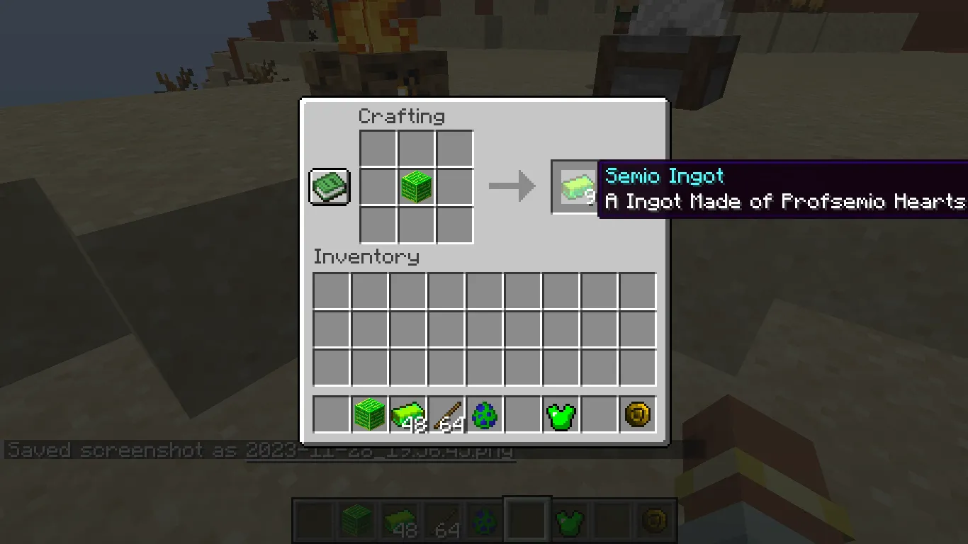 Profsemio Craft, Моды, Minecraft