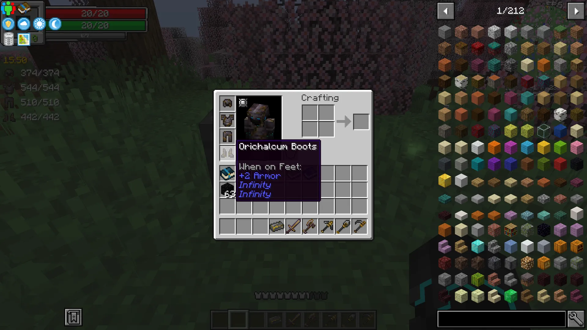 InfinityOrichalcum, Моды, Minecraft