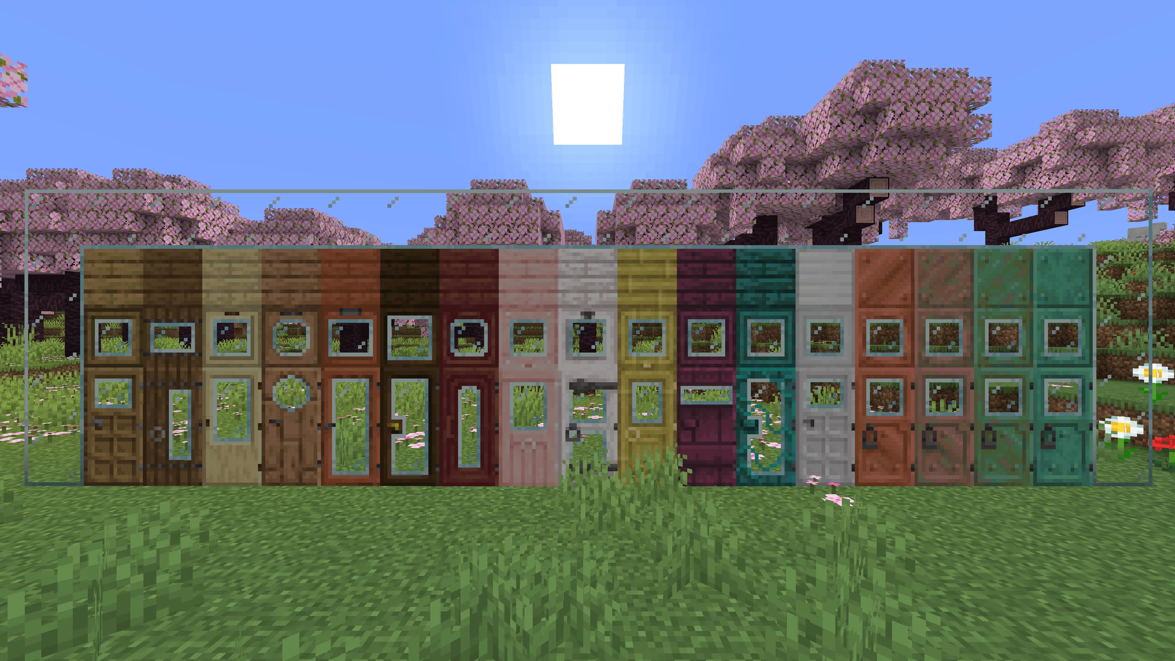 Glass doors and trapdoors. — скриншот 1 (Текстуры, Minecraft)