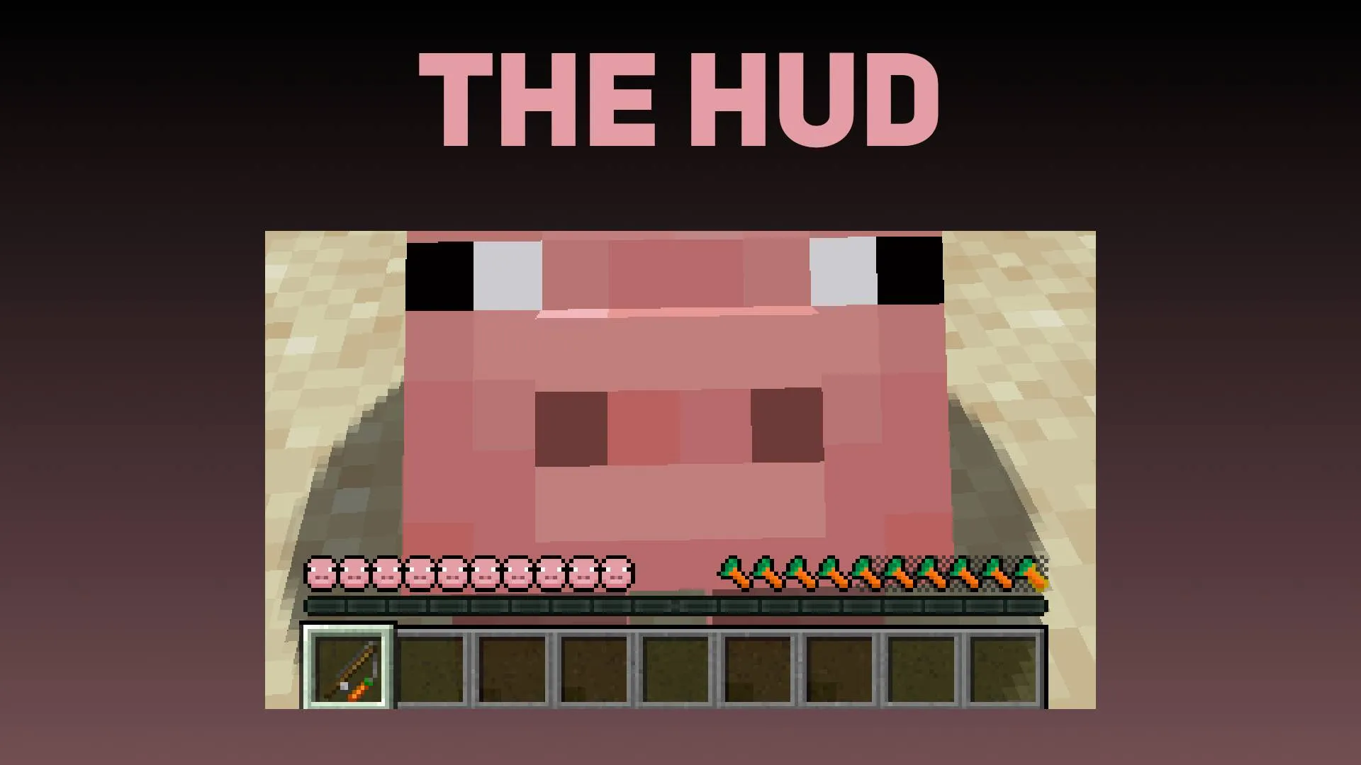 Pig HUD, Текстуры, Minecraft
