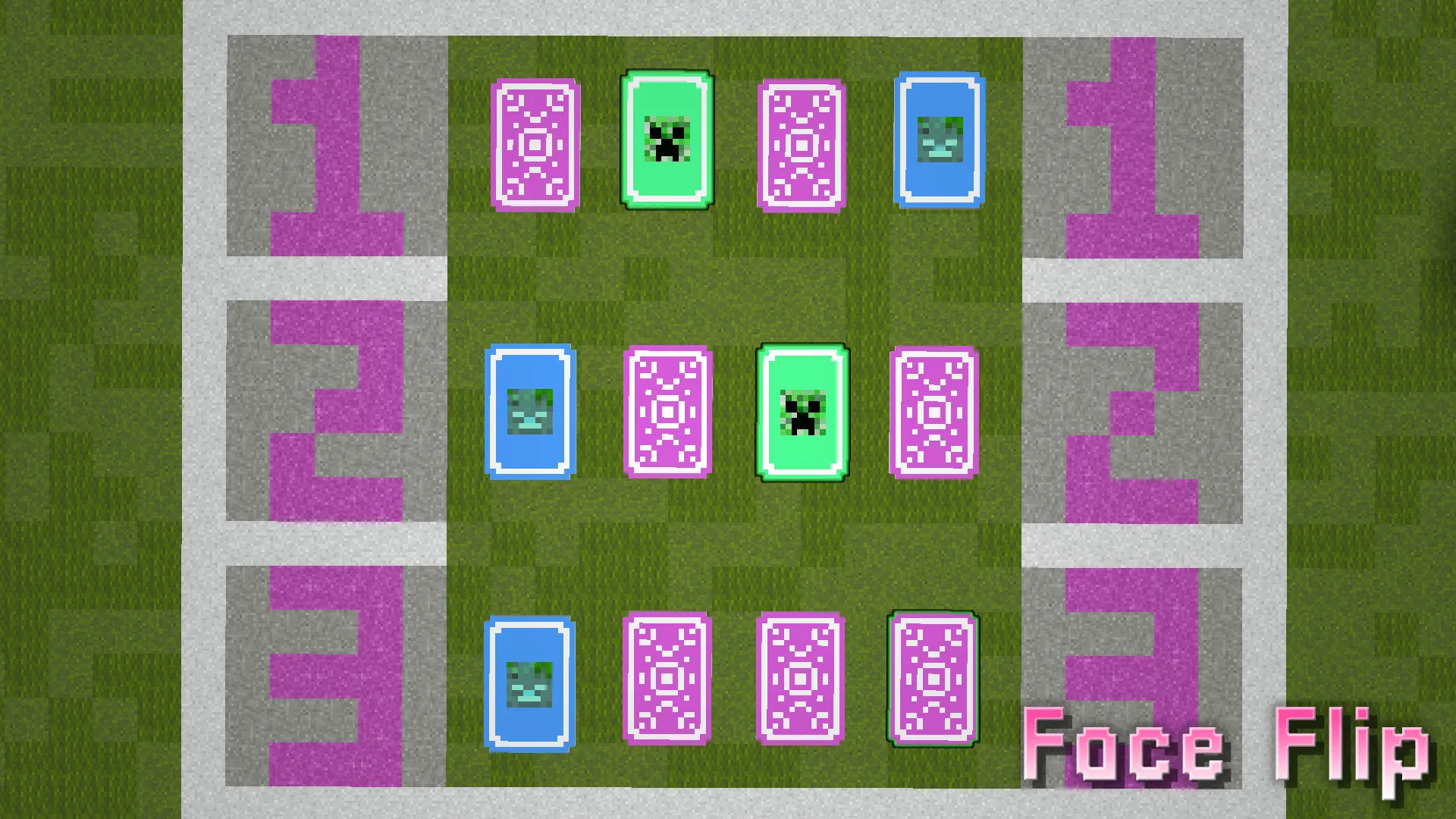 Wii Party: Board Game Island, Карты, Minecraft