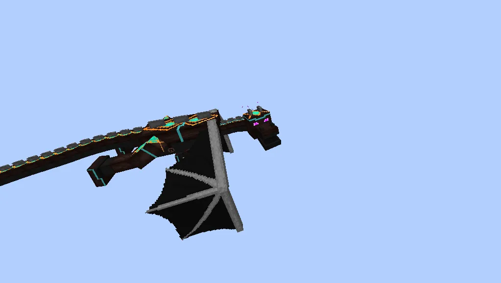 Play as Ender Dragon - Dragon Survival Addon — скриншот 1 (Моды, Minecraft)