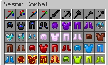 Vesmir: Tools and Ores, Моды, Minecraft