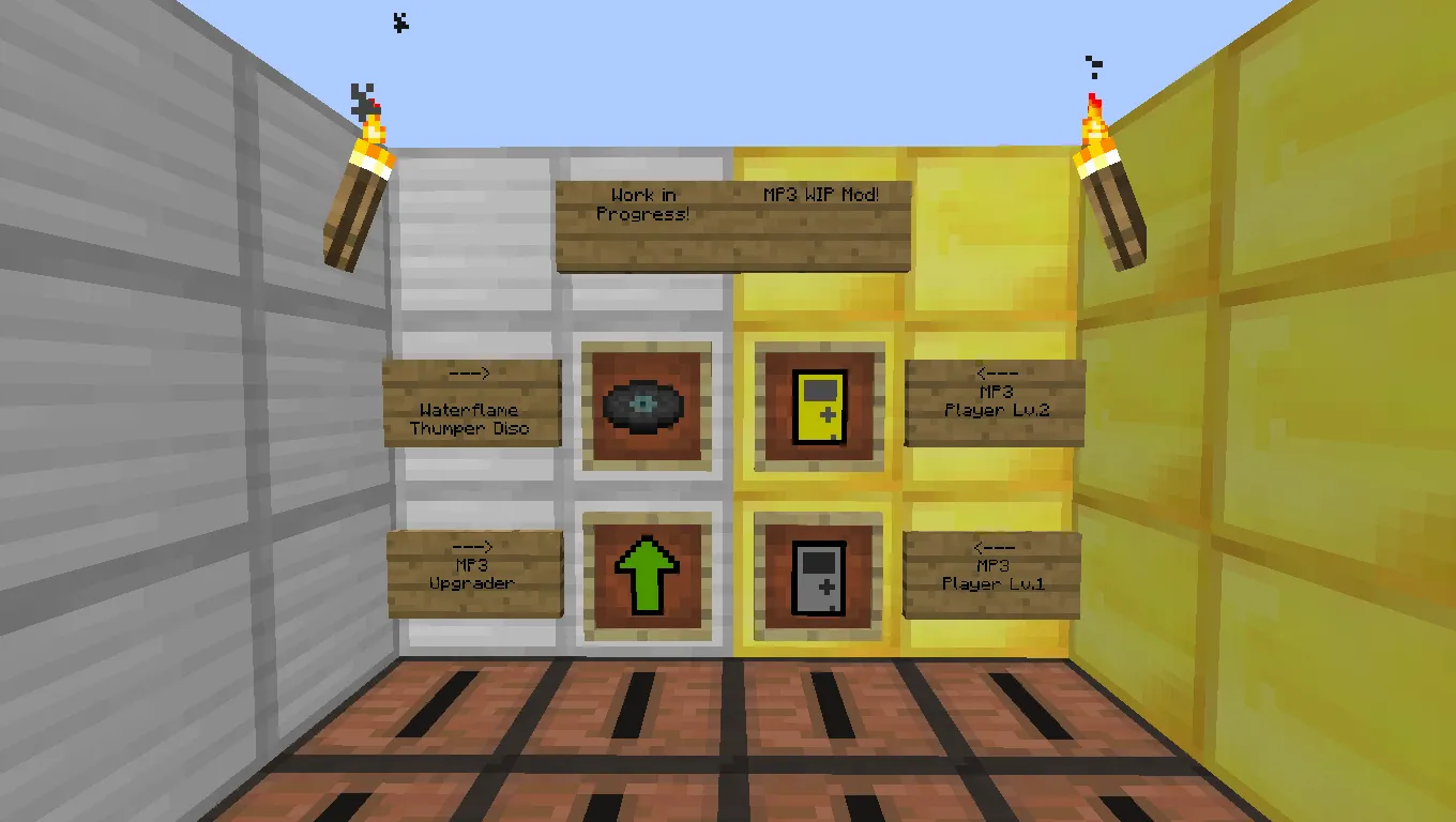 MP3 Player Mod, Моды, Minecraft
