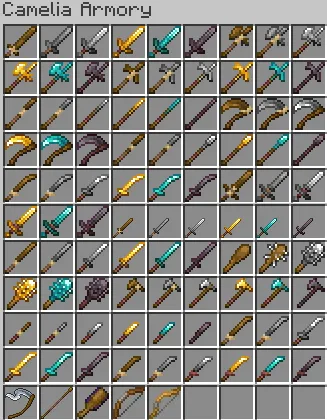 CameliaArmory, Моды, Minecraft