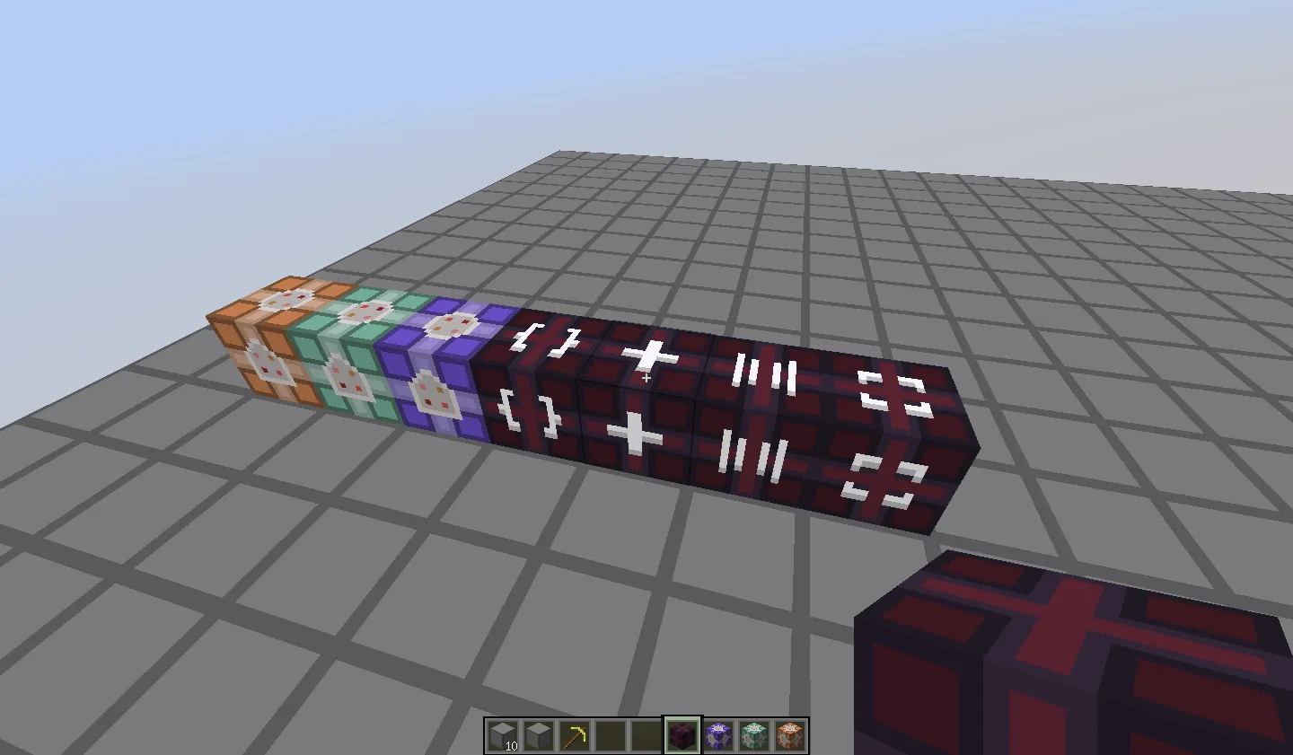 oCd style structure block, Текстуры, Minecraft
