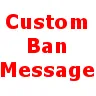 CustomBanMessage — скриншот 1 (Плагины, Minecraft)