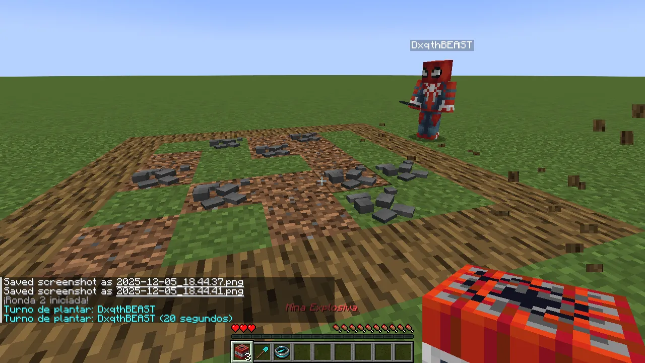 Squid Craft 4 Mines sweeper duel remake — скриншот 3 (Моды, Minecraft)