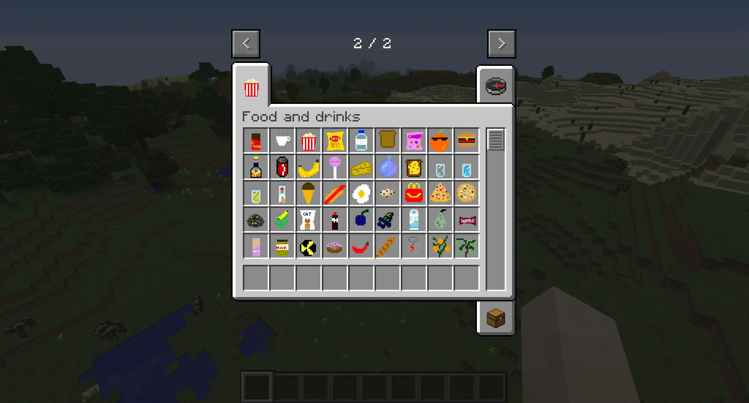 more food and drinks — скриншот 3 (Моды, Minecraft)