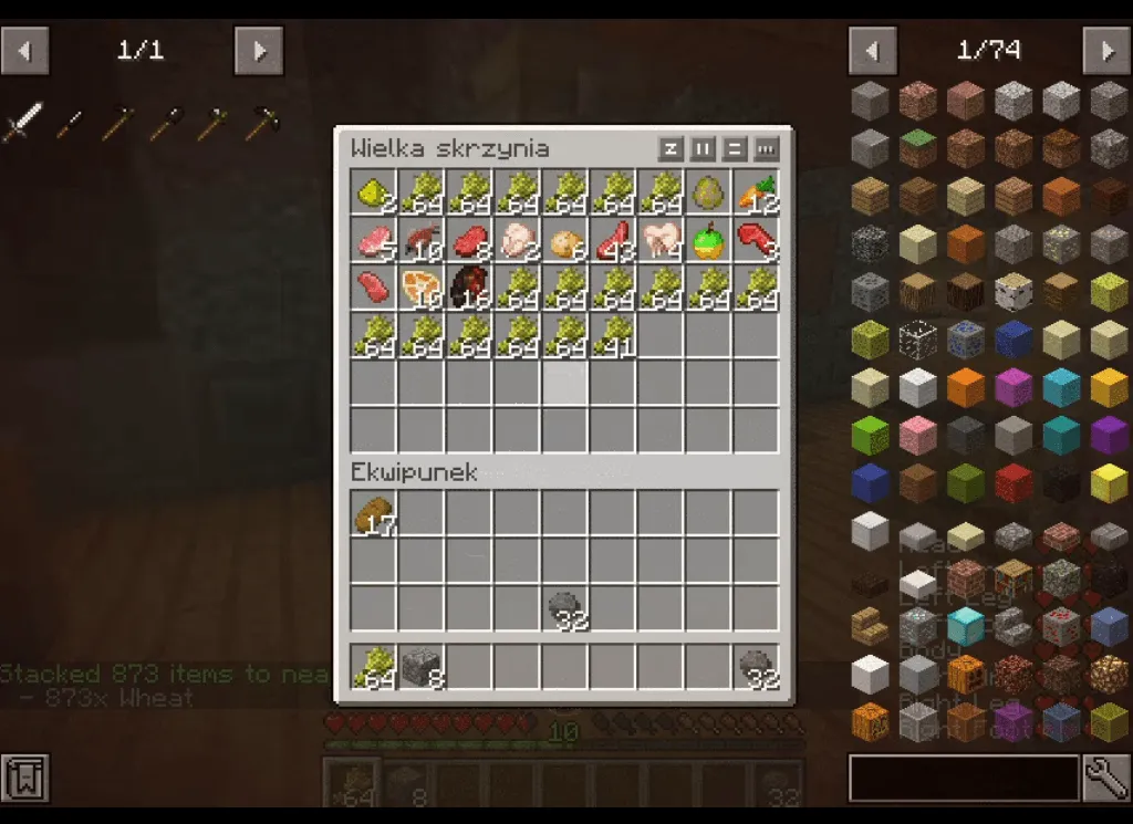 Stack To Chests — скриншот 3 (Моды, Minecraft)