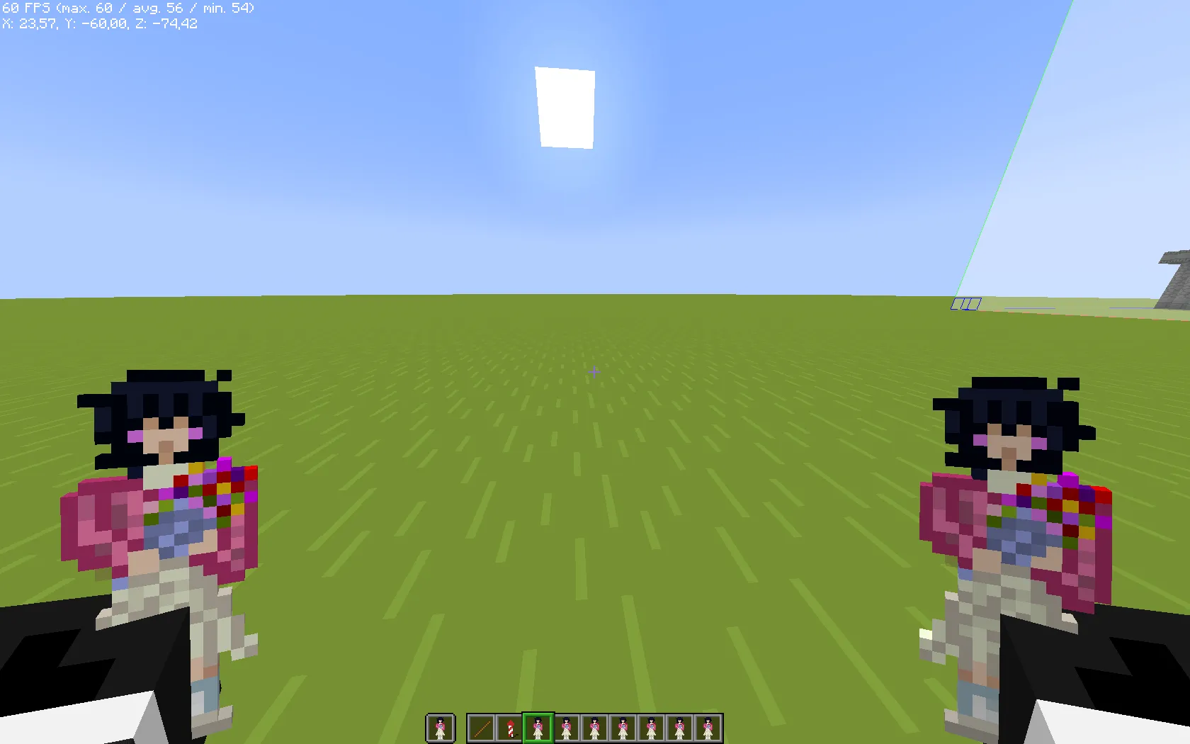 Urabe Mikoto Totem of Undying — скриншот 1 (Текстуры, Minecraft)