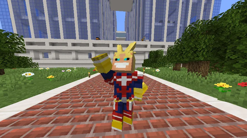 Quirks Unchained (My Hero Academia) — скриншот 1 (Моды, Minecraft)