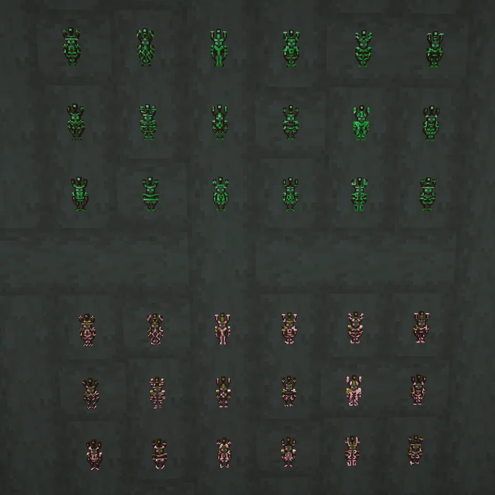 Glowing Trim Totem, Текстуры, Minecraft