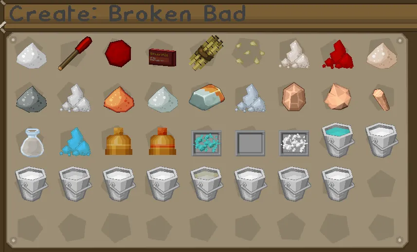Create: Broken Bad BDCraft, Текстуры, Minecraft