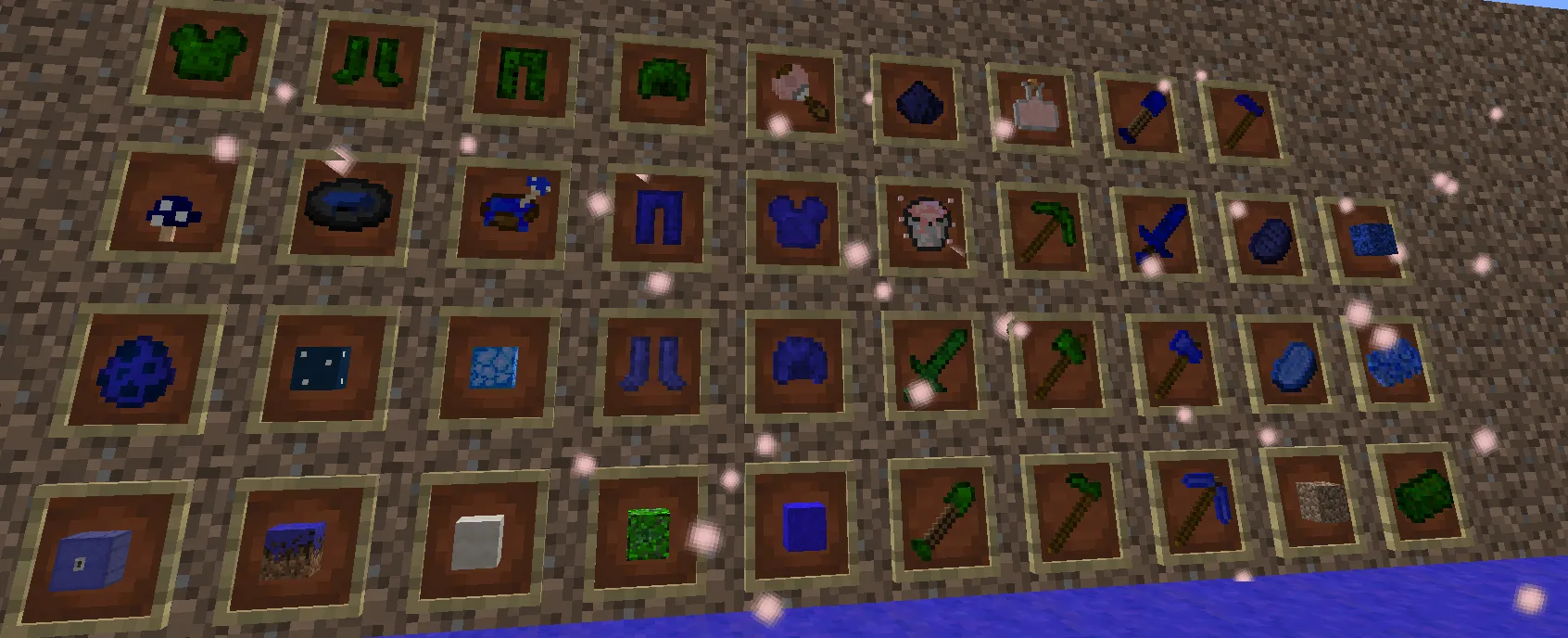 Blueshroom mod, Моды, Minecraft