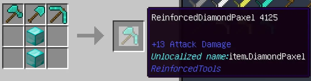 ReinforcedTools, Моды, Minecraft