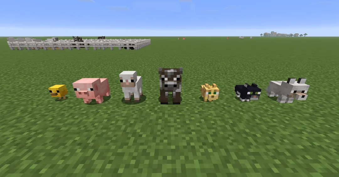 Baby Mobs, Текстуры, Minecraft