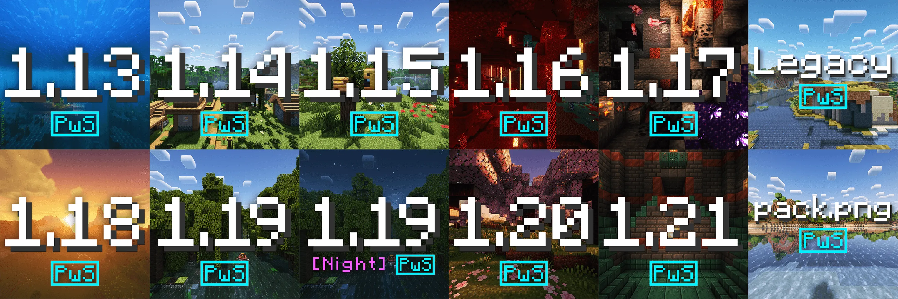 pack.png Panorama with Shaders, Текстуры, Minecraft