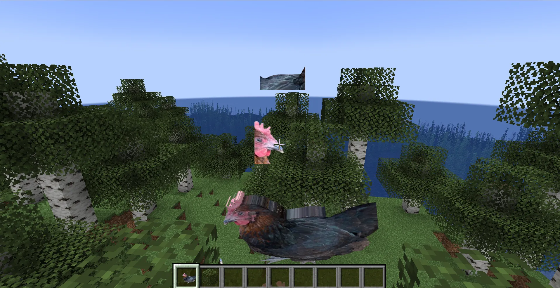 chicken bread, Текстуры, Minecraft