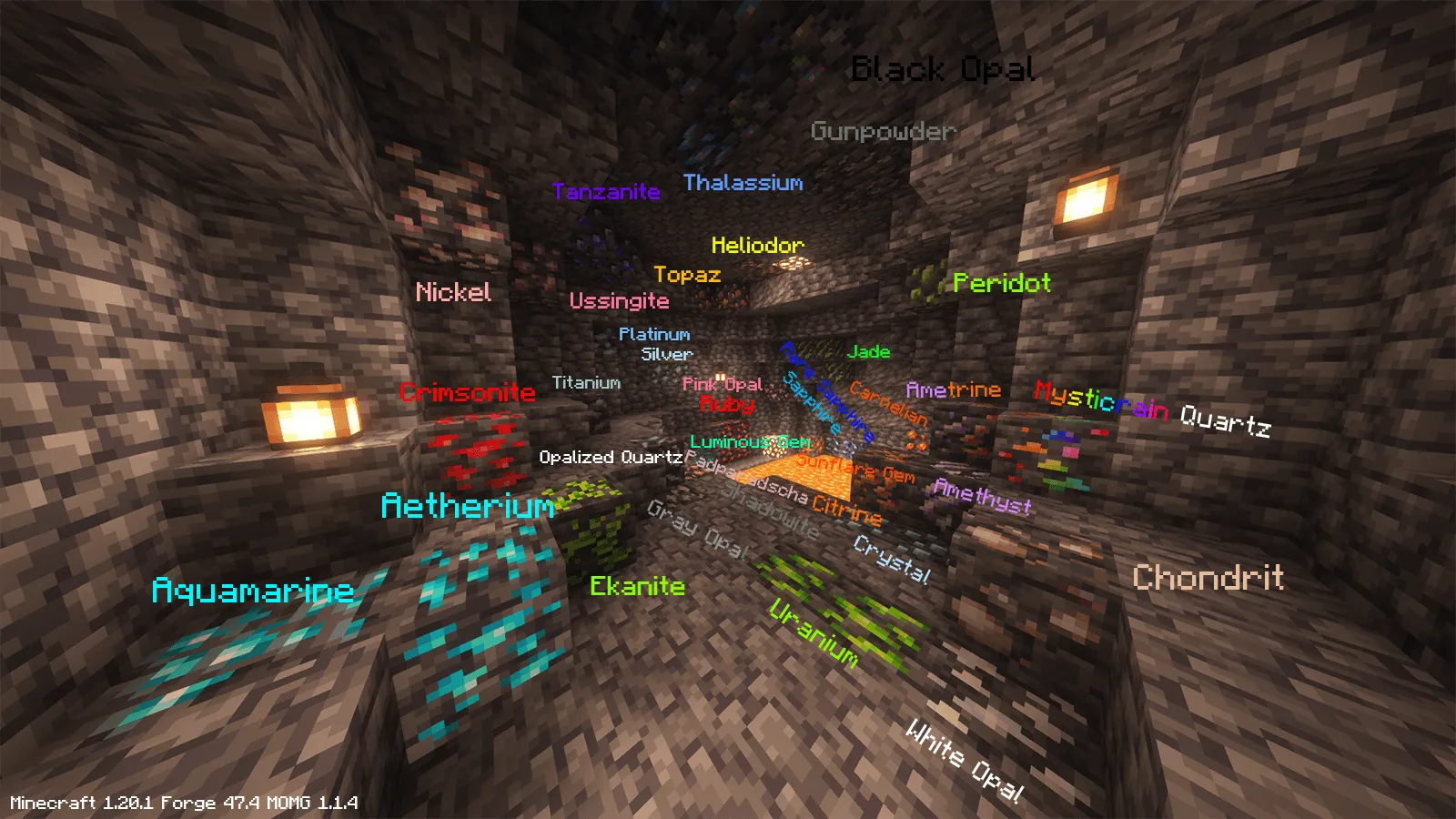 More Ores More Gems (Java Edition) — скриншот 3 (Моды, Minecraft)