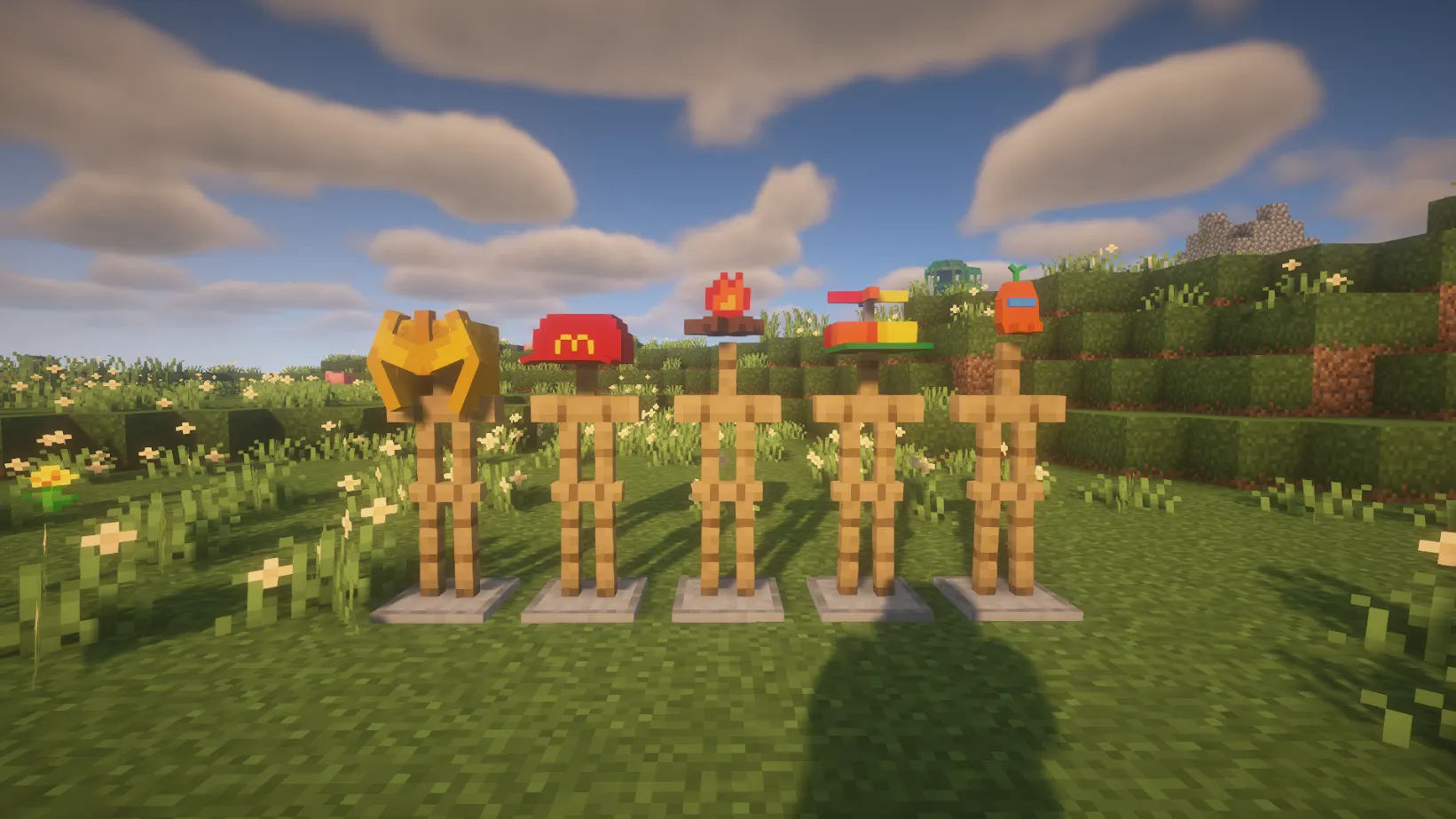 Pixloft's 3D Hats — скриншот 1 (Текстуры, Minecraft)