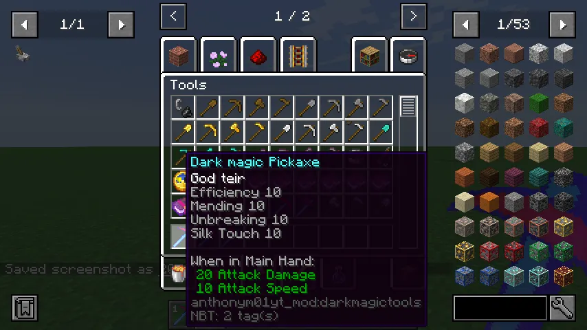 Dark Magic Mod, Моды, Minecraft