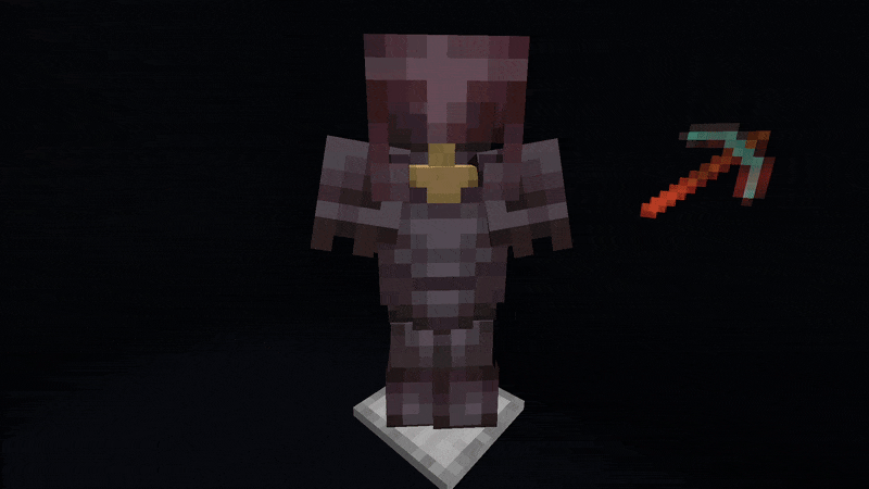 Red Enchantment Glint Texture — скриншот 5 (Текстуры, Minecraft)
