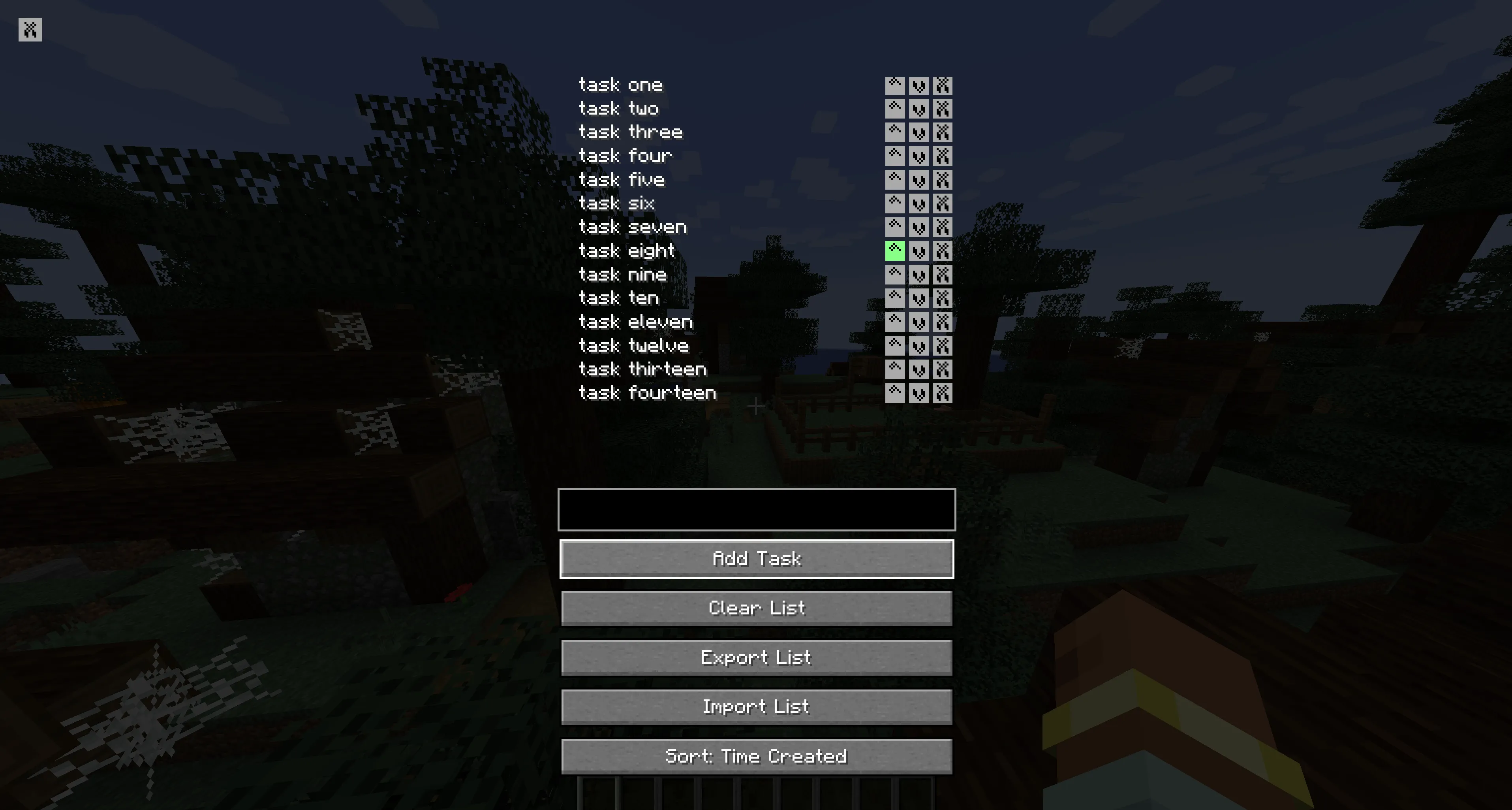 Task List — скриншот 2 (Моды, Minecraft)
