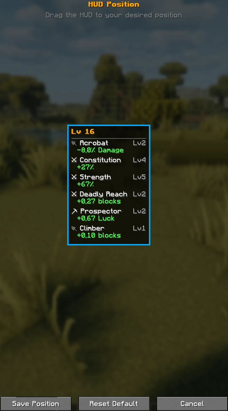 PB-Skills, Моды, Minecraft