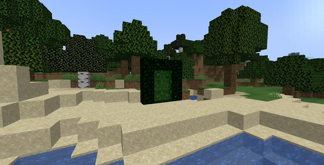 Emerald Dimension (Villager Paradise) — скриншот 1 (Моды, Minecraft)