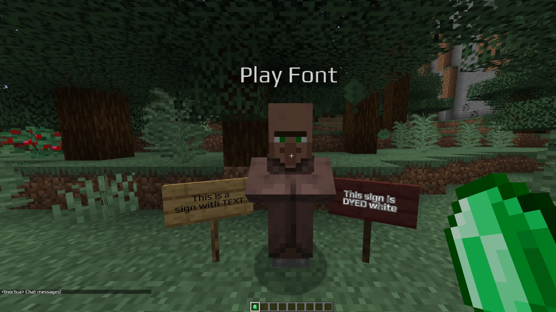 Play Font (Cyberpunk 2077), Текстуры, Minecraft