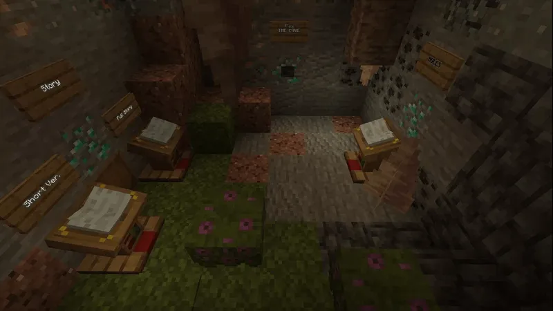 The Cave, Карты, Minecraft
