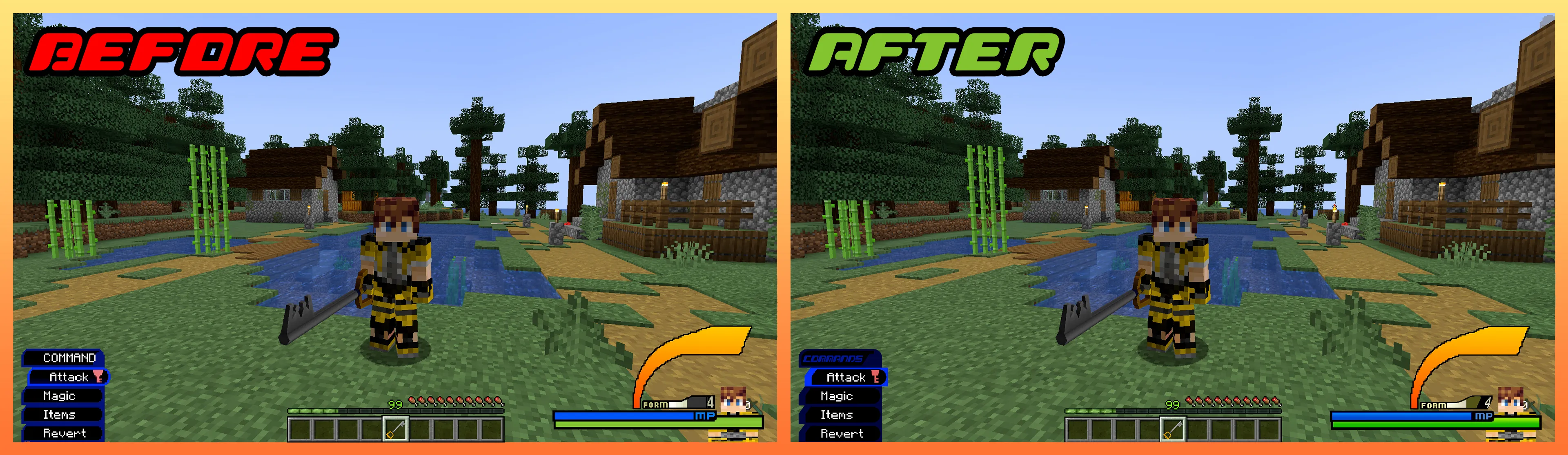 Kingdom Hearts 2 GUI for Kingdom Keys 2 — скриншот 7 (Текстуры, Minecraft)