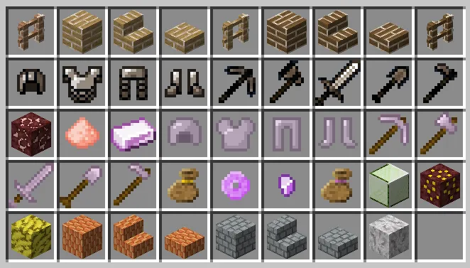 LotsOfMetalMod, Моды, Minecraft