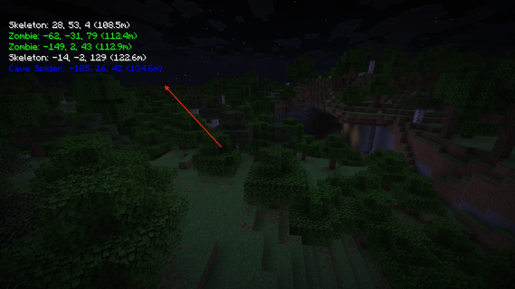 SpawnerFinder — скриншот 2 (Моды, Minecraft)