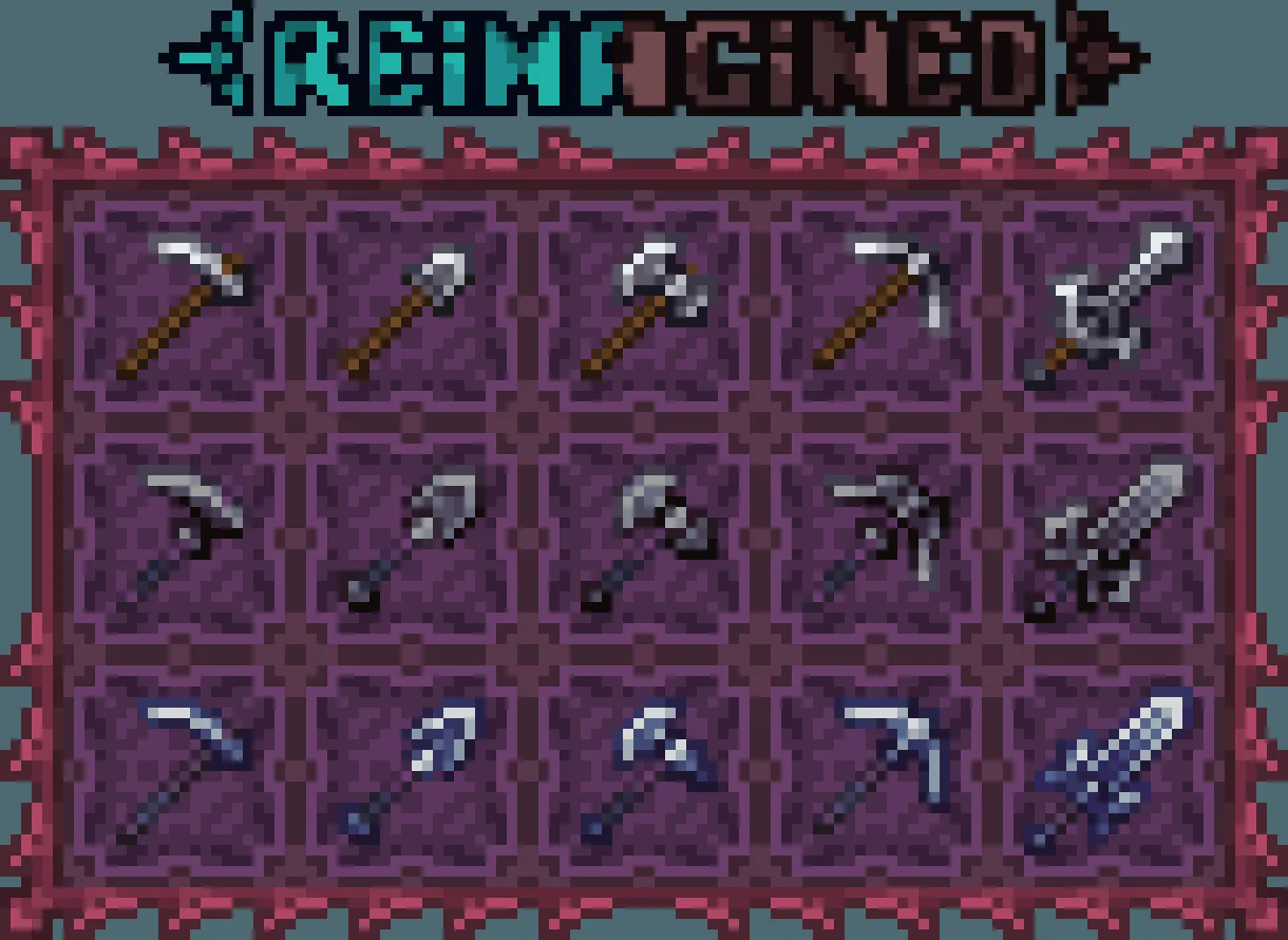 Bexla's Reimagined tools — скриншот 6 (Текстуры, Minecraft)