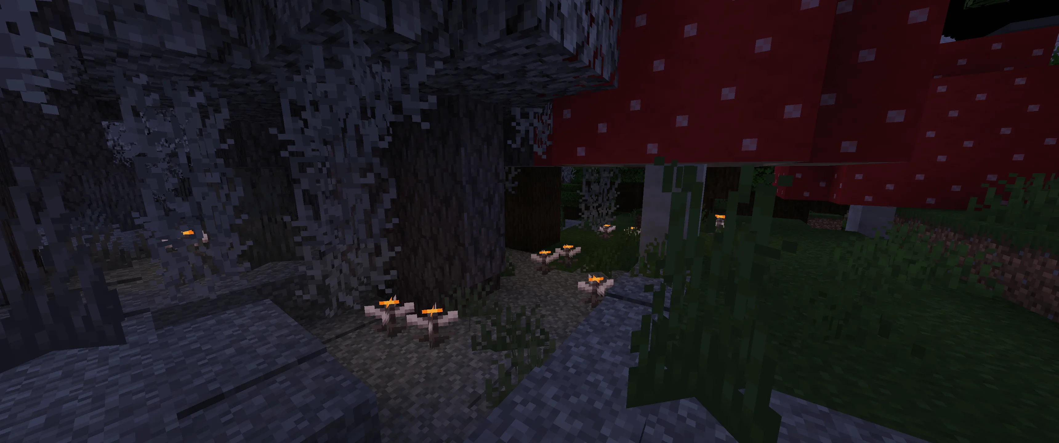 Glowing Eyeblossom, Моды, Minecraft