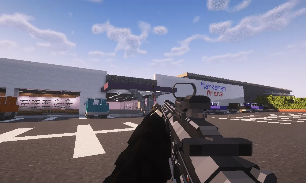 Marksman Arena  [Shooting Range], Карты, Minecraft