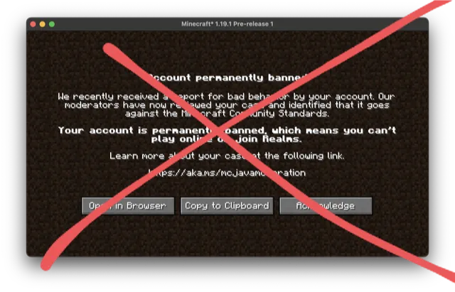 No Banscreen, Моды, Minecraft